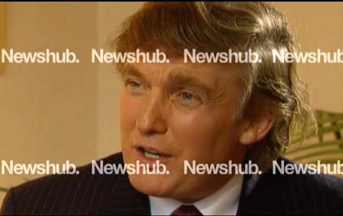 도널드 트럼프의 1993년 인터뷰 모습