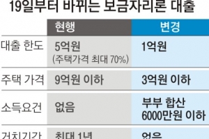 강남 등 투기 잡는다… 보금자리론도 ‘중단’