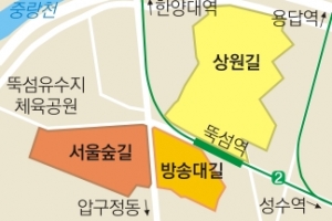 서울숲길 젠트리피케이션 이태원 수준