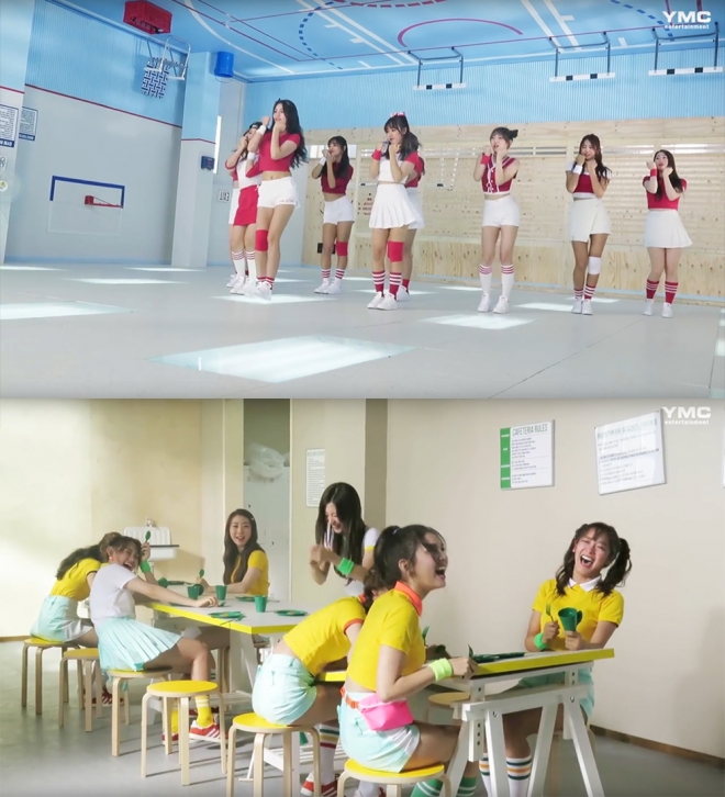 아이오아이 ‘너무너무너무’ 뮤비 메이킹 영상 캡처