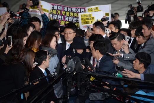 [서울포토] ‘국정농단 최순실’ 검찰 출두