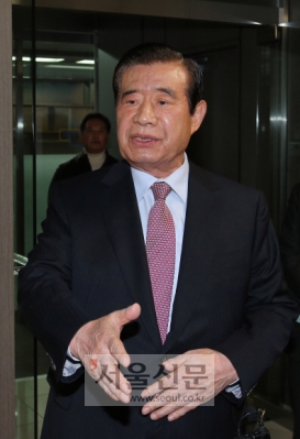 [서울포토] 한광옥 청와대 대통령 비서실장 내정자