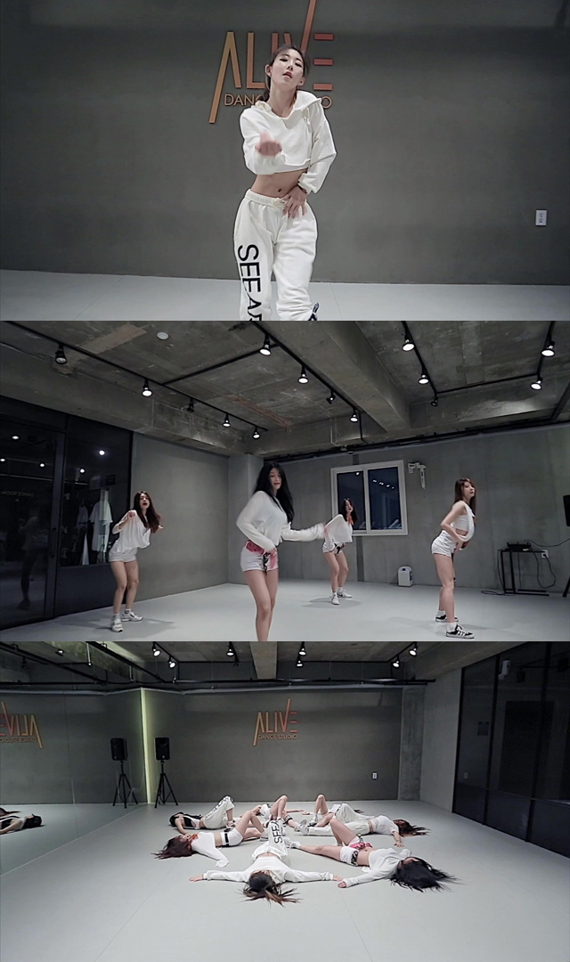 걸그룹 씨앗 퍼포먼스 영상 캡처