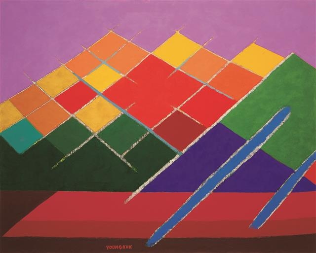 산, 1982, 캔버스에 유채. 국립현대미술관 제공