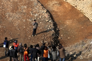 파주 군내면 고구려시대 덕진산성 발굴설명회