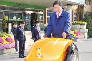 영등포 골목길, 로봇이 쓱싹쓱싹