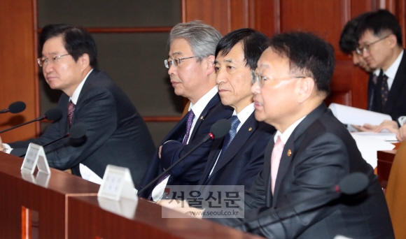 [서울포토] 경제현안점검회의