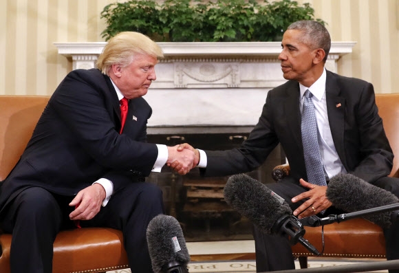 트럼프, 오바마와 정권인수 협의