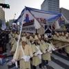 [서울포토] ‘상여 들고 청와대로’…민중총궐기 대회 참석한 농민들