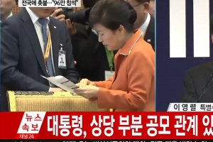 檢 “대통령, 최순실 등과 공모 정황···불소추 특권으로 기소 어려워”