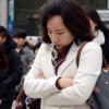 [서울포토] 추위 찾아온 출근길