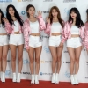 [서울포토] AOA, 핫팬츠에 드러난 늘씬한 각선미