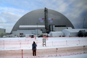 [포토] 금속구조물로 다시 감싼 체르노빌 원전