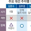 여야 잠룡, 대선시기 등 복잡한 속내