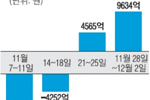 트럼프 당선으로 떠난 외국인 투자 컴백?