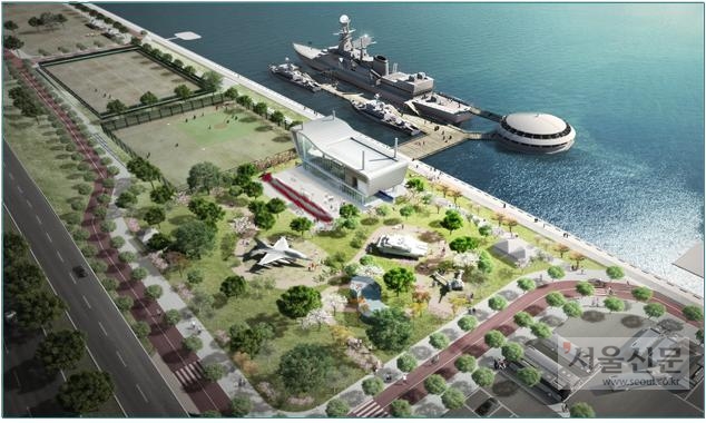 함상공원 조감도