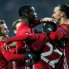 [포토] 맨유, 유로파리그 32강 진출…환호하는 선수들