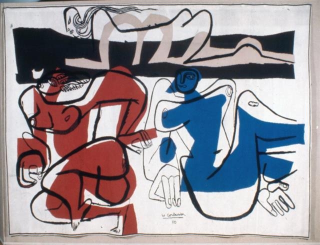 1960년 작품 ‘하얀 바닥에 세 여인’.