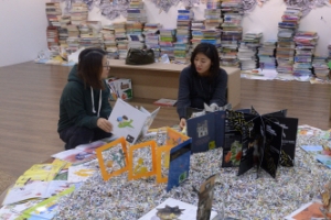 버려진 책이 예술작품으로