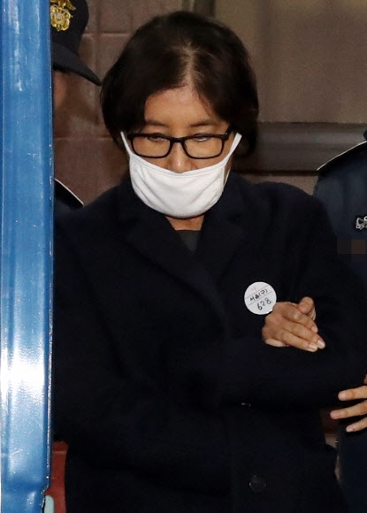 박근혜 정권 국정농단 사태의 핵심 피의자로 수감 중인 최순실씨.