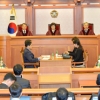 [서울포토] 박근혜 대통령 탄핵심판 첫 준비기일, 공개심리로 진행