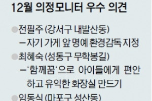 “유익한 어린이 화장실을” “버스 정보 외국어도 추가”