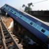 [포토] 인도 열차 탈선 사고