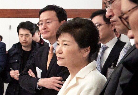 블랙리스트 의혹 부인한 박 대통령