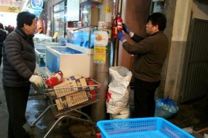 광진 전통시장 ‘1점포 1소화기 운동’