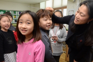 [서울포토] ‘방학동안 얼마나 컸는지 볼까’