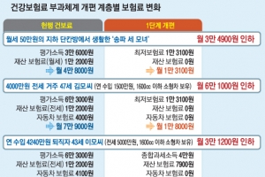 [정부 건보료 개편안] 연금 1000만원·11억 집 피부양자, 月 0원→20만원 내야