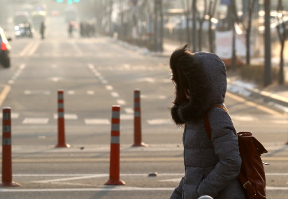 추운 출근길