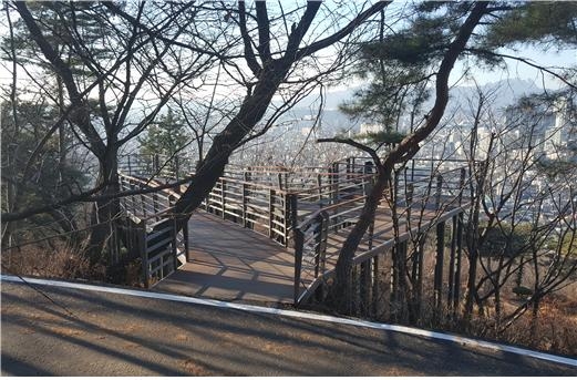 중랑 전망대 모습