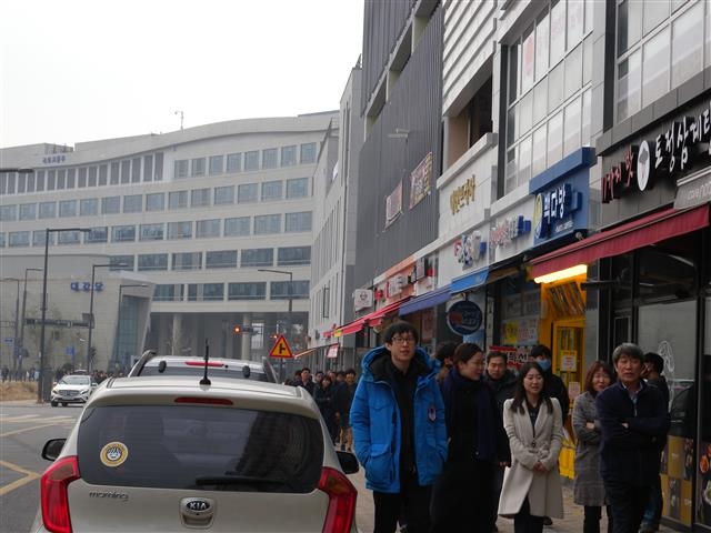 정부세종청사 공무원들의 단골 점심 장소인 어진동.