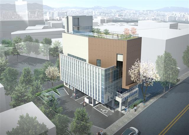 새 구립보훈회관 조감도.