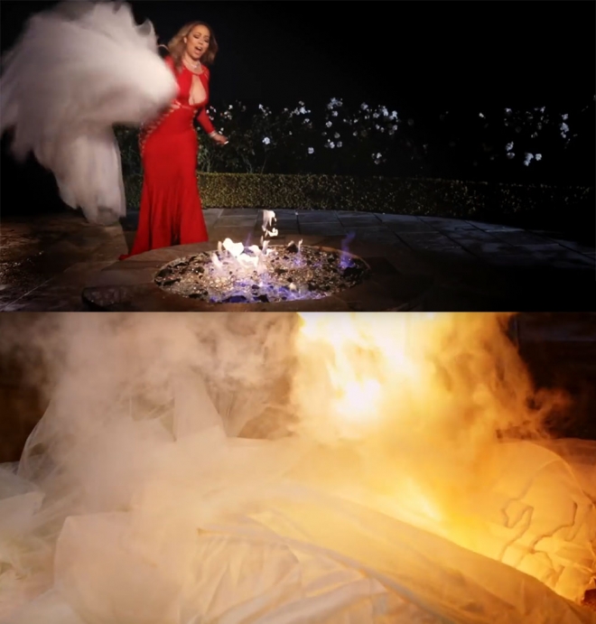 머라이어 캐리 신곡 ‘아이 돈트’(I don’t) 뮤직비디오의 한 장면