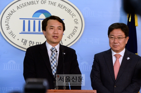 김진태 의원 기자회견