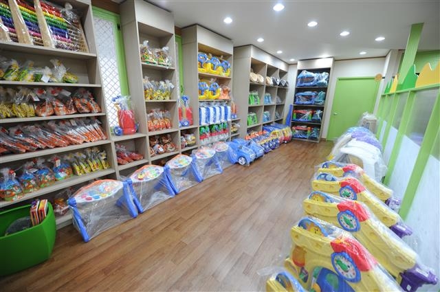 강동구민회관에 마련된 장난감도서관 2호점의 모습.