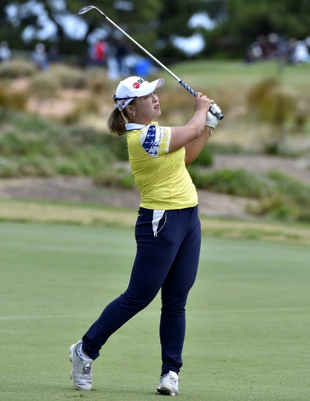 장하나가 19일(현지시간) 호주 애들레이드의 로열 애들레이드 골프장에서 열린 LPGA 투어 ISPS 한다 호주여자오픈 투어 대회에서 우승했다. EPA 연합뉴스