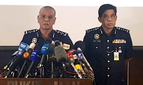 말레이 경찰, 김정남 피살사건 수사발표