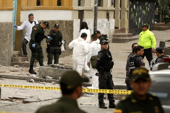 콜롬비아 투우경기장 인근 폭발사고