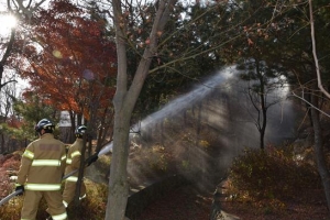 104일 비상근무… 아차산 산불방지 나선 광진구