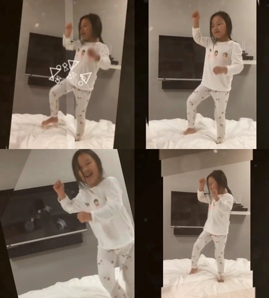 엄태웅 윤혜진 딸 엄지온