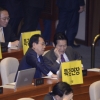 [서울포토] 국회 본회의장, ‘특검연장’ 내건 정의당