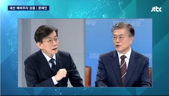 문재인 JTBC 뉴스룸 출연…“황교안 탄핵사유 충분”