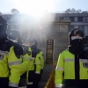 [서울포토] 긴장감 감도는 헌법재판소