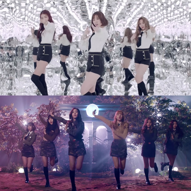 걸그룹 여자친구 ‘핑거팁’ 뮤직비디오 캡처