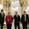 베르사유 궁전에 모인 유럽 4개국 정상