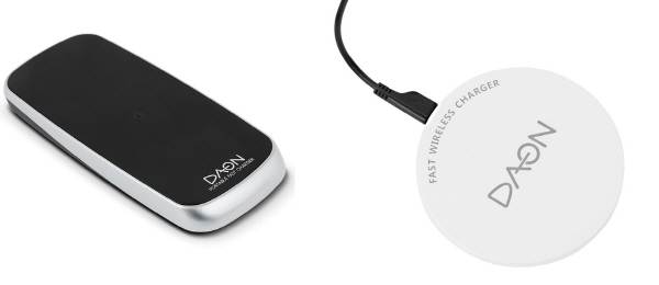 무선으로 급속 충전을 할 수 있는 DAON 충전기를 ㈜우주일렉트로닉스가 오는 3월 출시 한다. DAON은 세계 최초로 급속 유무선 충전이 가능한 Portable Fast Charger (WPB-100)과 급속 무선충전 패드 Fast Wireless Charger (WPT200P) 총 2종으로 구성된다.