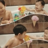 소유진 “길고 긴 목욕놀이” 남매 사진 공개 ‘백종원 미니미’